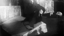 G. Hébert, Joseph Gardet assis sur un bloc de marbre, 1889