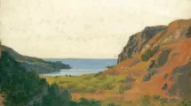 Hébert, Ischia, côte escarpée sur la mer Tyrrhénienne, sans date