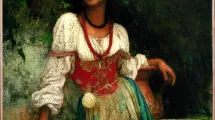 E.Hébert, Rosa Nera à la fontaine, 1856
