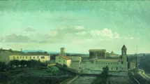 Hébert, Rome, la Trinité des Monts, sans date