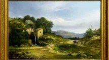 J.Achard, Vue du Taillefer prises des côtes de Sassenage, 1837