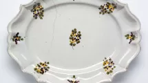 Service de table, Plat en faïence, Italie, XVIIIe siècle