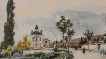 J.B.Jongkind, Villa Beauséjour, 1879, Collection particulière