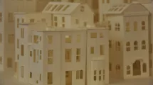 Borough, détail, 2012, Stéphanie Beck © Cité de l’Architecture et du Patrimoine, © Jeanette May Bâtiments en papier © Cité de l’Architecture et du Patrimoine, © Jeanette May