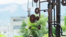 Engrenage, détail de la machine à eau de Pierre Luu