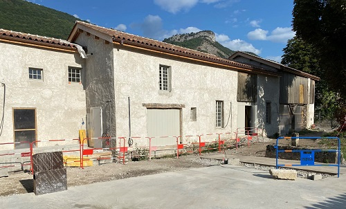 Le chantier du Musée Champollion © Département de l'Isère Le chantier du Musée Champollion © Département de l'Isère