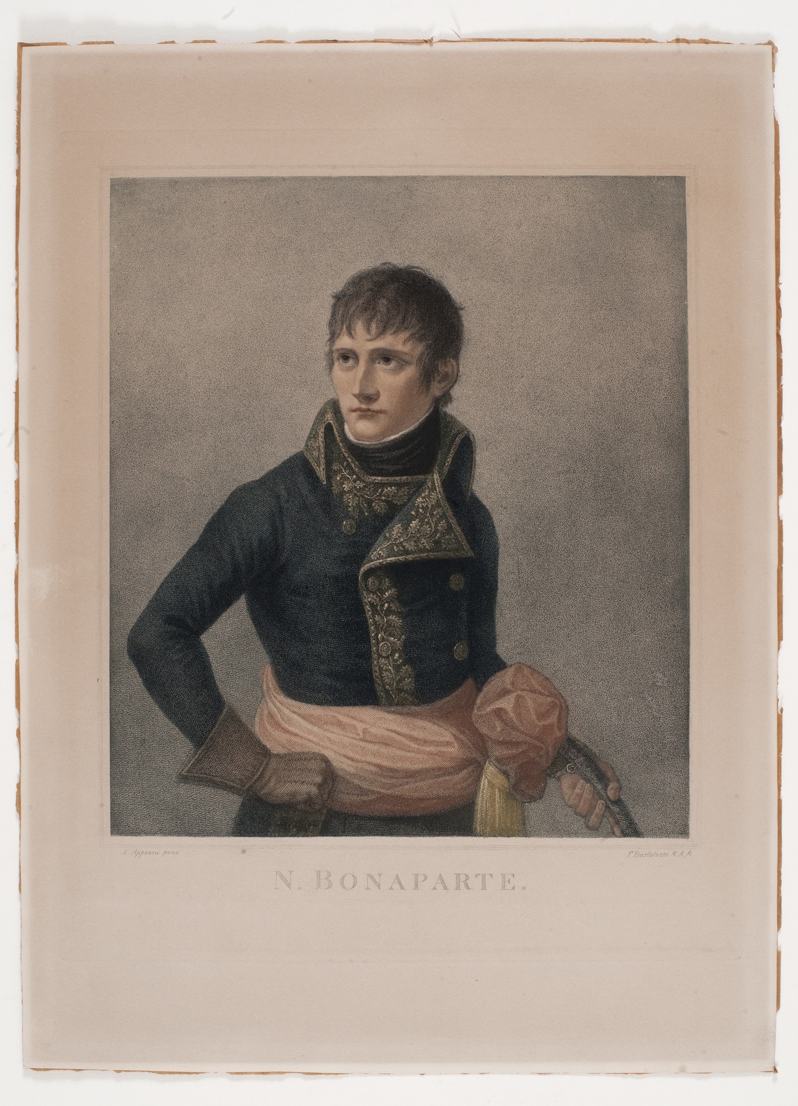 N. Napoléon - Andrea Appiani et Franscesso Bartolozzi (1802) Vignette