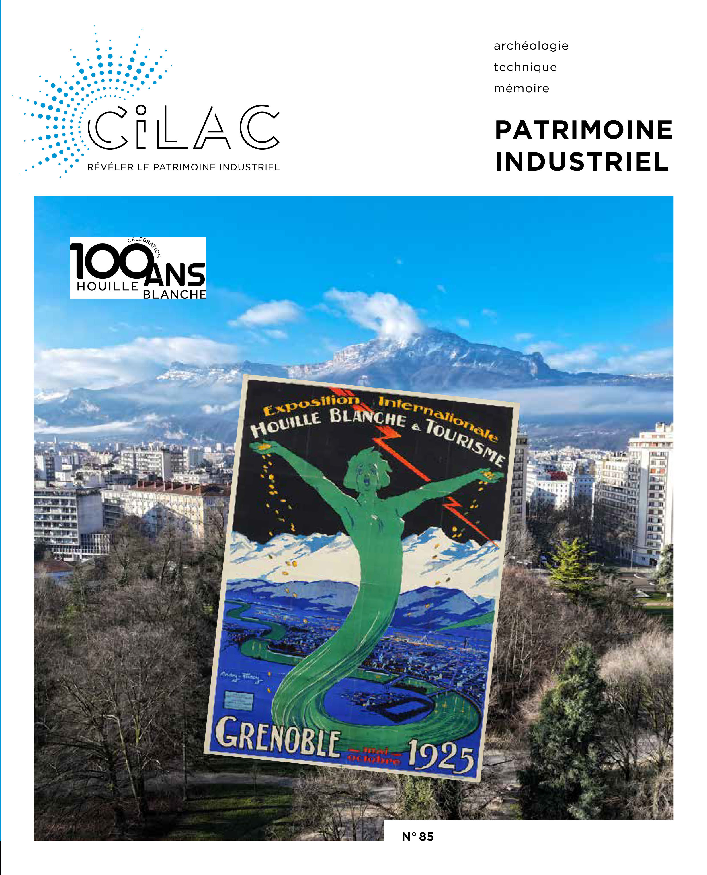 Couverture de la revue n°85 du CILAC avec l'affiche de l'exposition de 1925