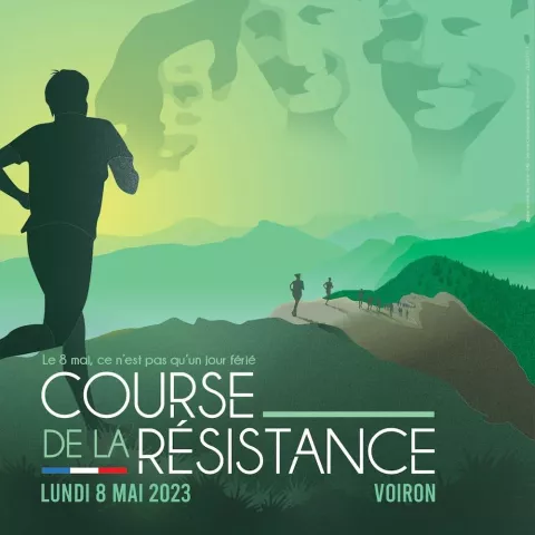 Affiche de la Course de la Résistance 2023