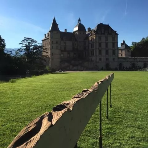 Installation Filigrane dans le parc du Domaine de Vizille © ©Domaine de Vizille/Département de l'Isère Vue en couleurs de l'Installation Filigrane dans le parc du Domaine de Vizille © ©Domaine de Vizille/Département de l'Isère