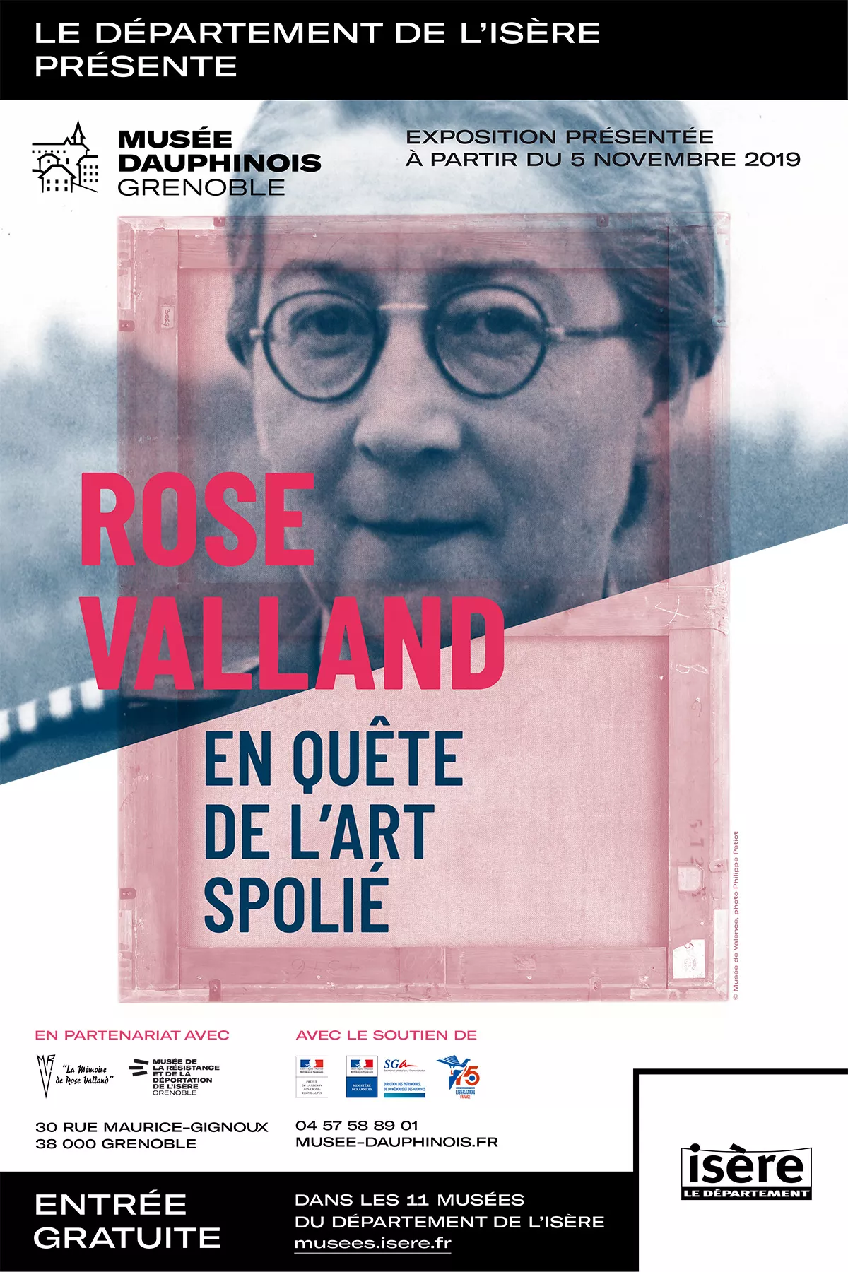 Visuel de l'exposition Rose Valland. En quête de l'art spolié