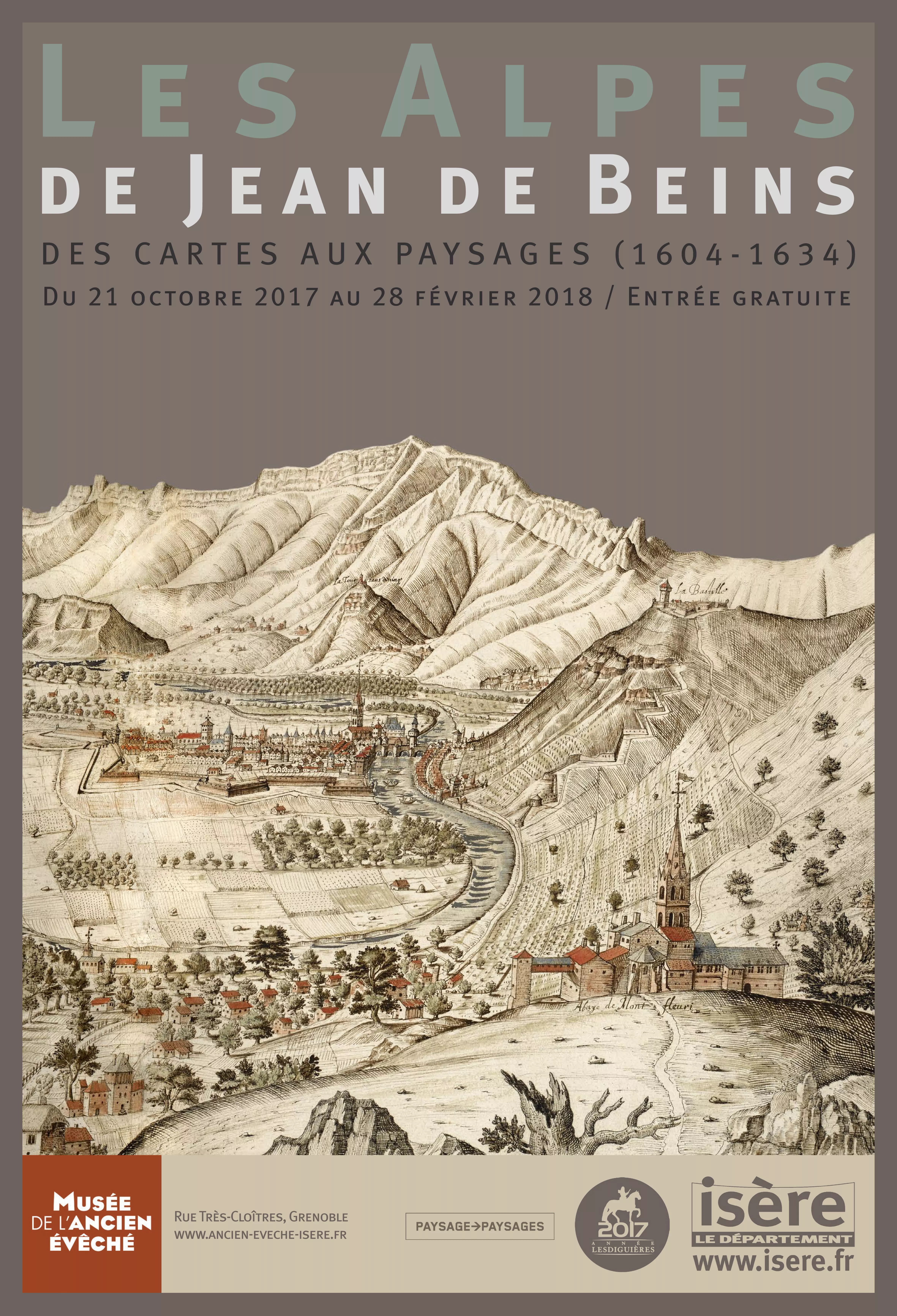Les Alpes de Jean de Beins Affiche Les Alpes de Jean de Beins