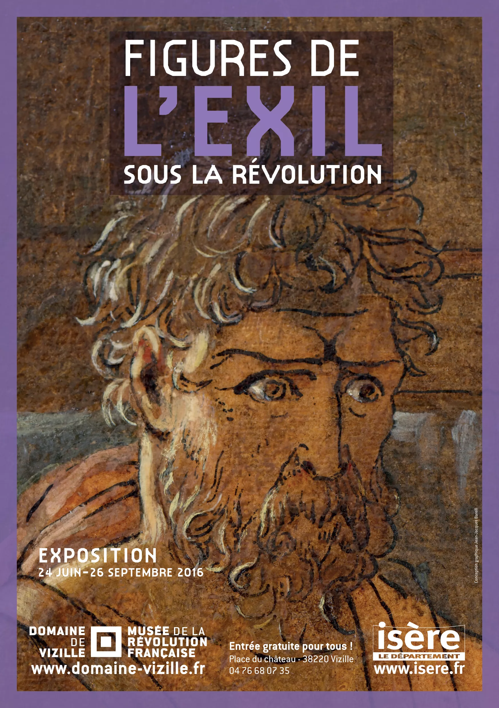 Figures de l’exil sous la Révolution © Domaine de Vizille / Département de l'Isère Figures de l’exil sous la Révolution © Domaine de Vizille / Département de l'Isère