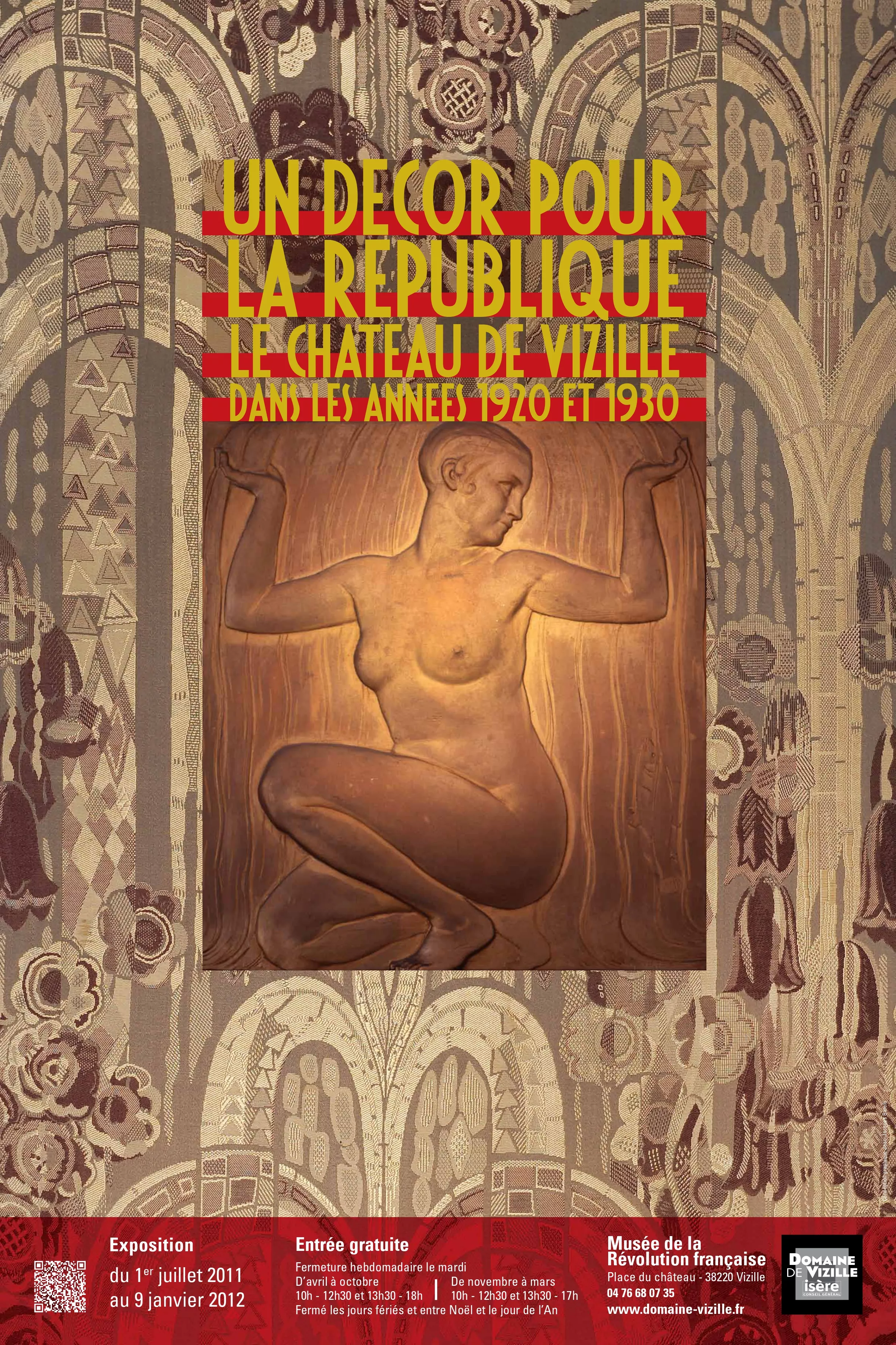 Affiche Le château de Vizille dans les années 1920 et 1930 © Domaine de Vizille / Département de l'Isère Affiche Le château de Vizille dans les années 1920 et 1930 © Domaine de Vizille / Département de l'Isère