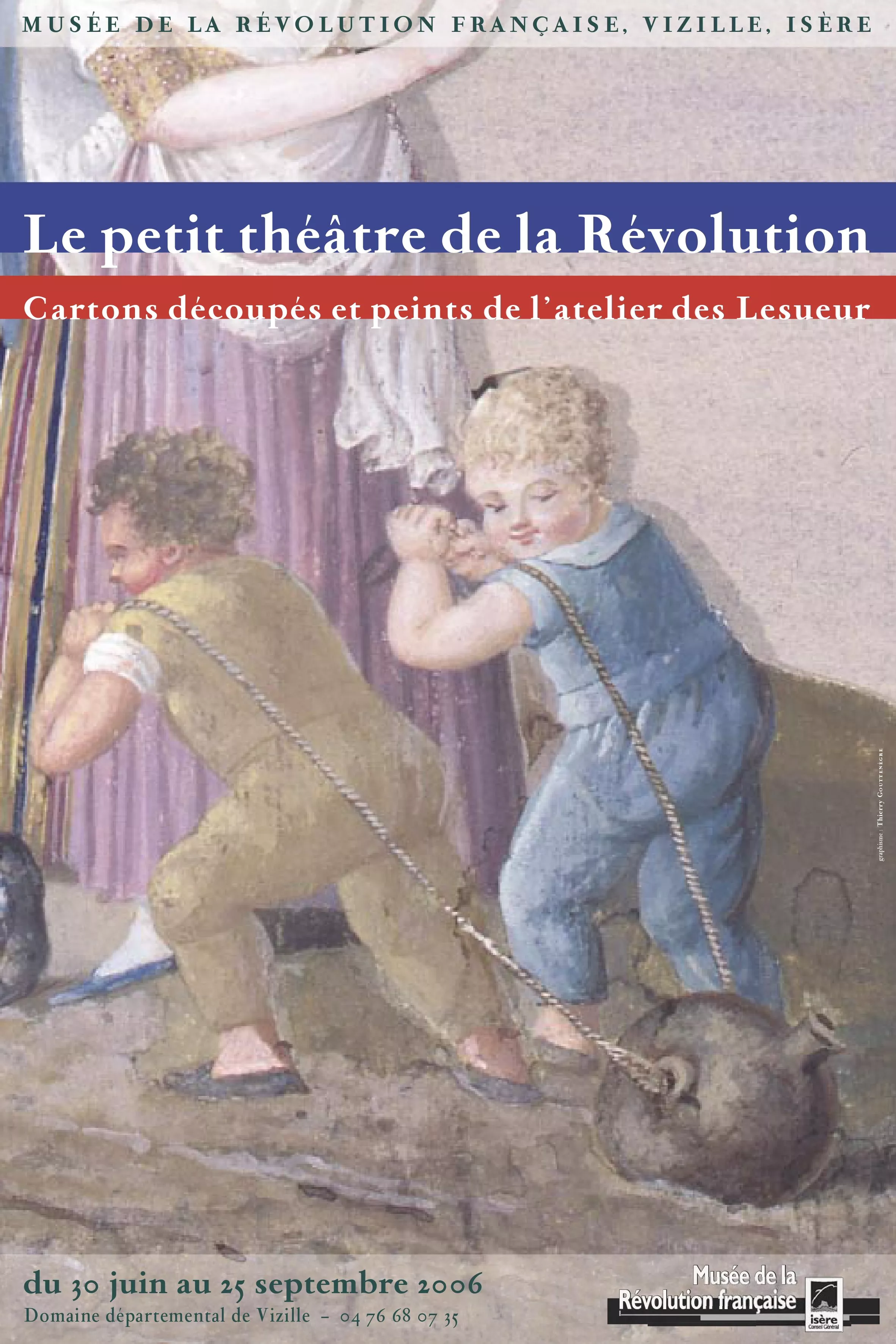 Affiche "Le petit théâtre de la Révolution" © Domaine de Vizille - Musée de la Révolution française / Département de l'Isère