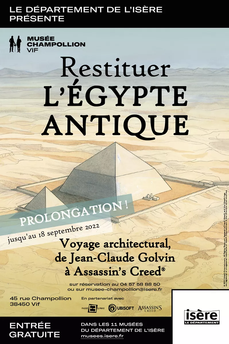 [Prolongation] Restituer l'Egypte antique © Département de l'Isère / Musée Champollion
