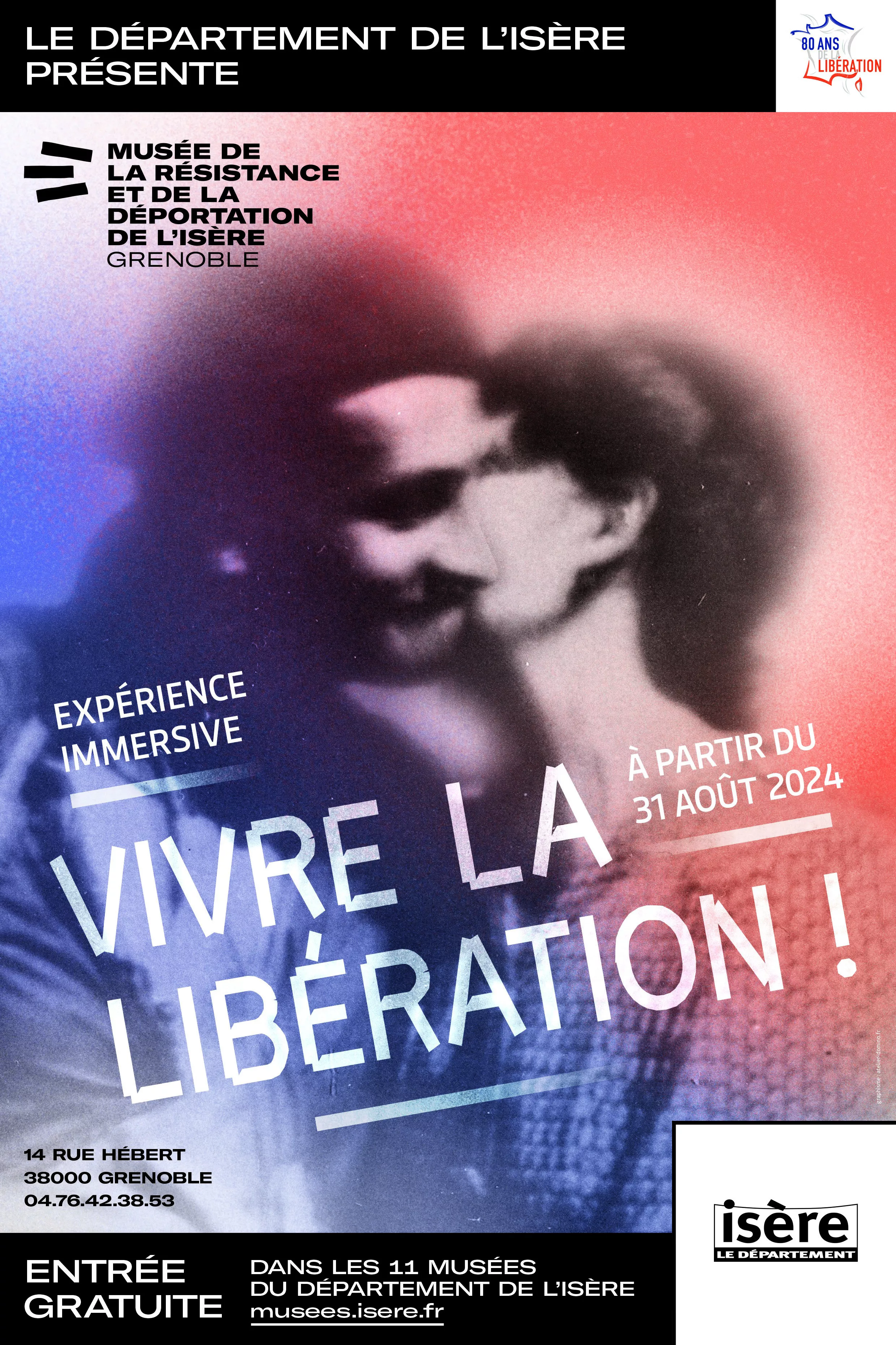 Affiche de l'expérience immersive Vivre la Libération !