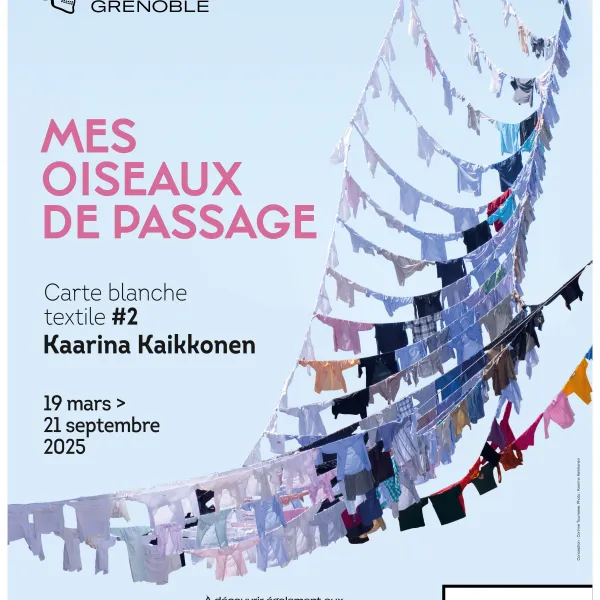 Affiche Exposition temporaire Mes oiseaux de passage de Kaarina Kaikkonen