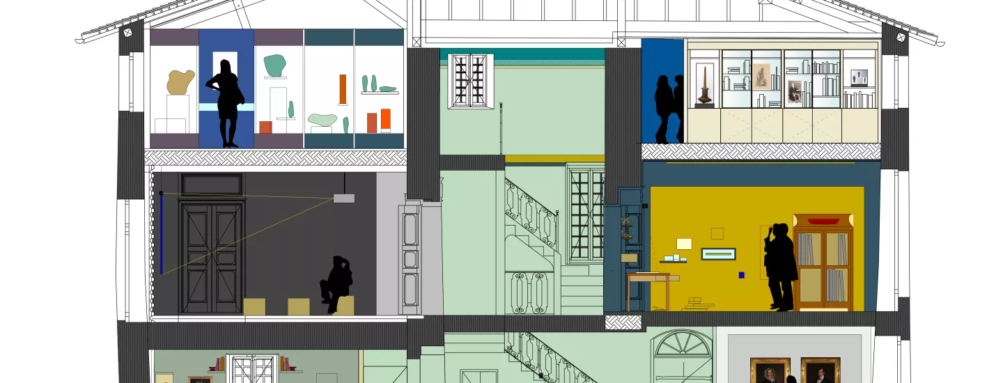 Projection scénographique parcours permanent © Scèn'art