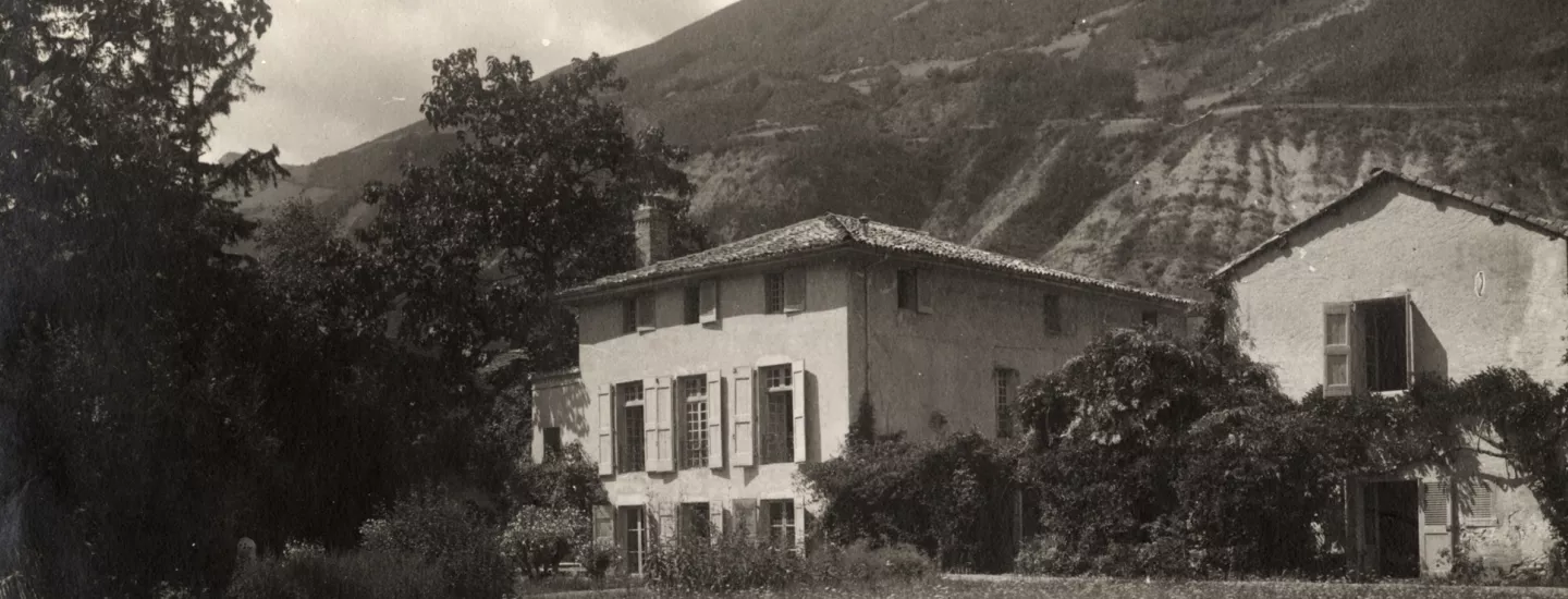 Le domaine Champollion au 19e siècle © Département de l'Isère / Musée Champollion