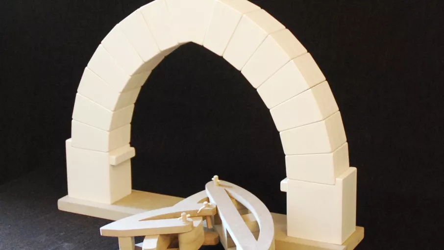 construction d'un arc brisé