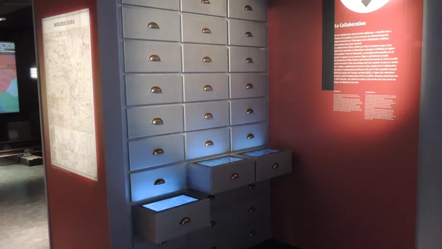 2ème étage du Musée de la Résistance et de la Déportation de l'Isère