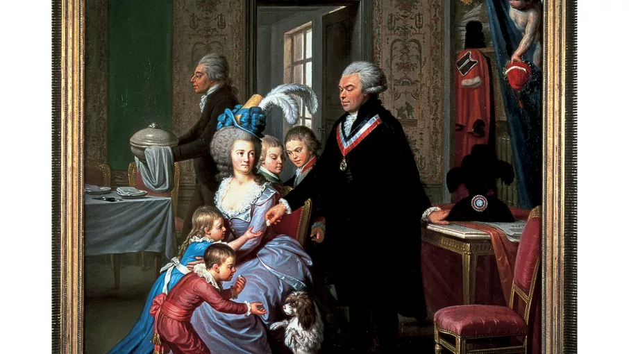 Doncre | Le juge Lecocq et sa famille © Coll.Musée de la Révolution française | Domaine de Vizille