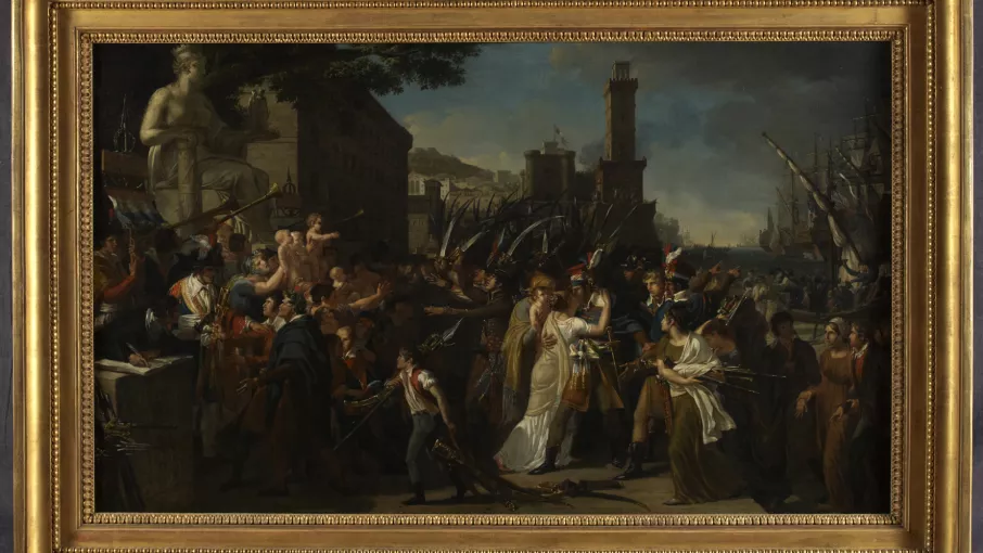 Guillaume Guillon-Lethière | L'enrôlement des volontaires ou la Patrie en danger © Coll. Musée de la Révolution française | Domaine de Vizille