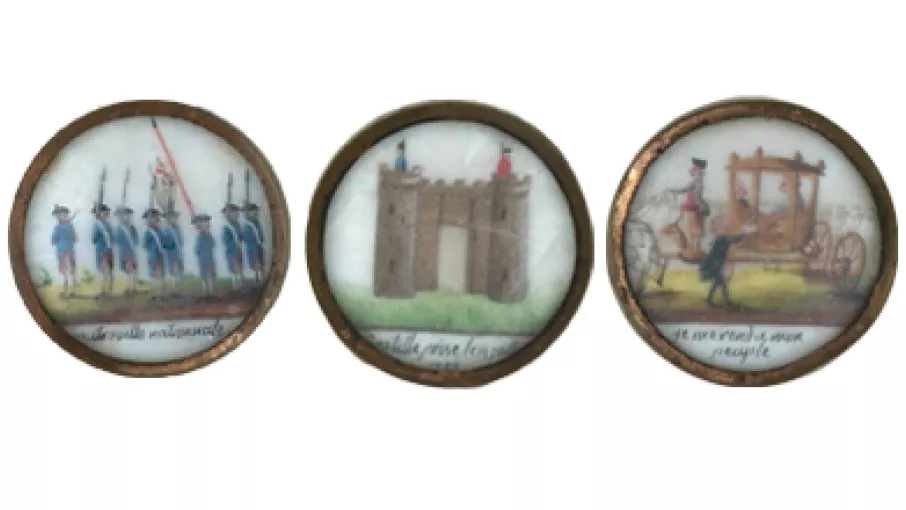 Boutons © Coll.Musée de la Révolution française | Domaine de Vizille