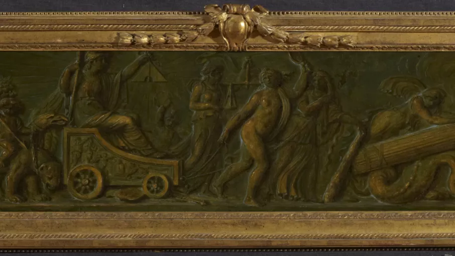 Piat-Joseph Sauvage | La Liberté et l’Égalité précédées de la Vérité, de la Justice et de la Force © Coll. Musée de la Révolution française | Domaine de Vizille