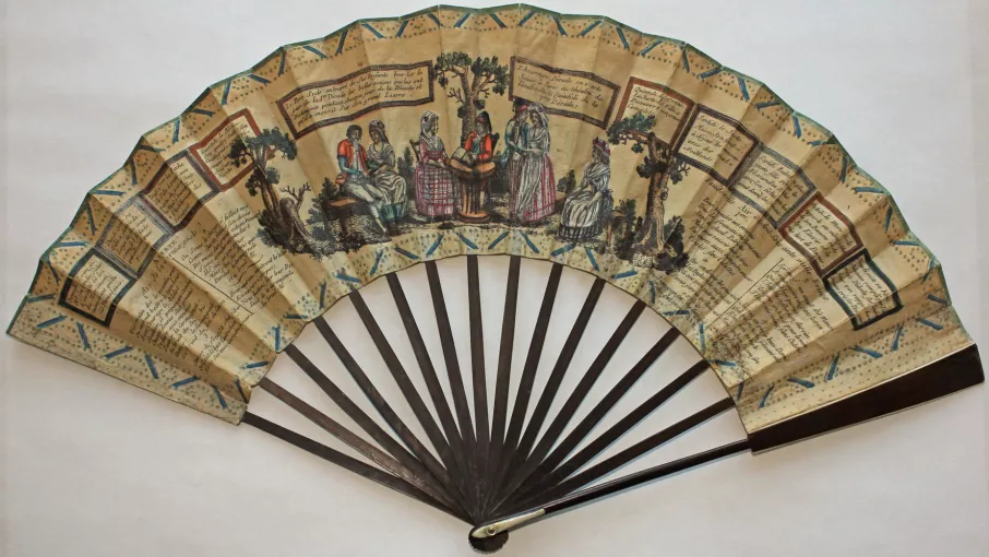 Eventail révolutionnaire © Coll. Musée de la Révolution française-Domaine de Vizille 