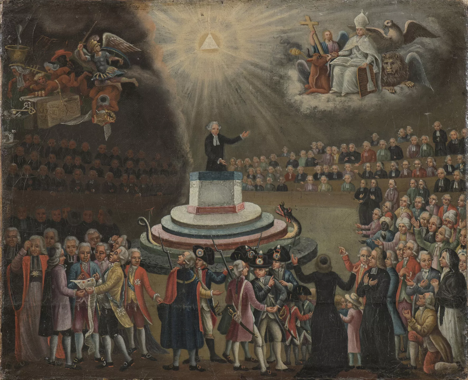 Allégorie du serment de l’Abbé Grégoire à la Constitution civile du clergé © Coll. Musée de la Révolution française-Domaine de Vizille Allégorie du serment de l’Abbé Grégoire à la Constitution civile du clergé © Coll. Musée de la Révolution française-Domaine de Vizille