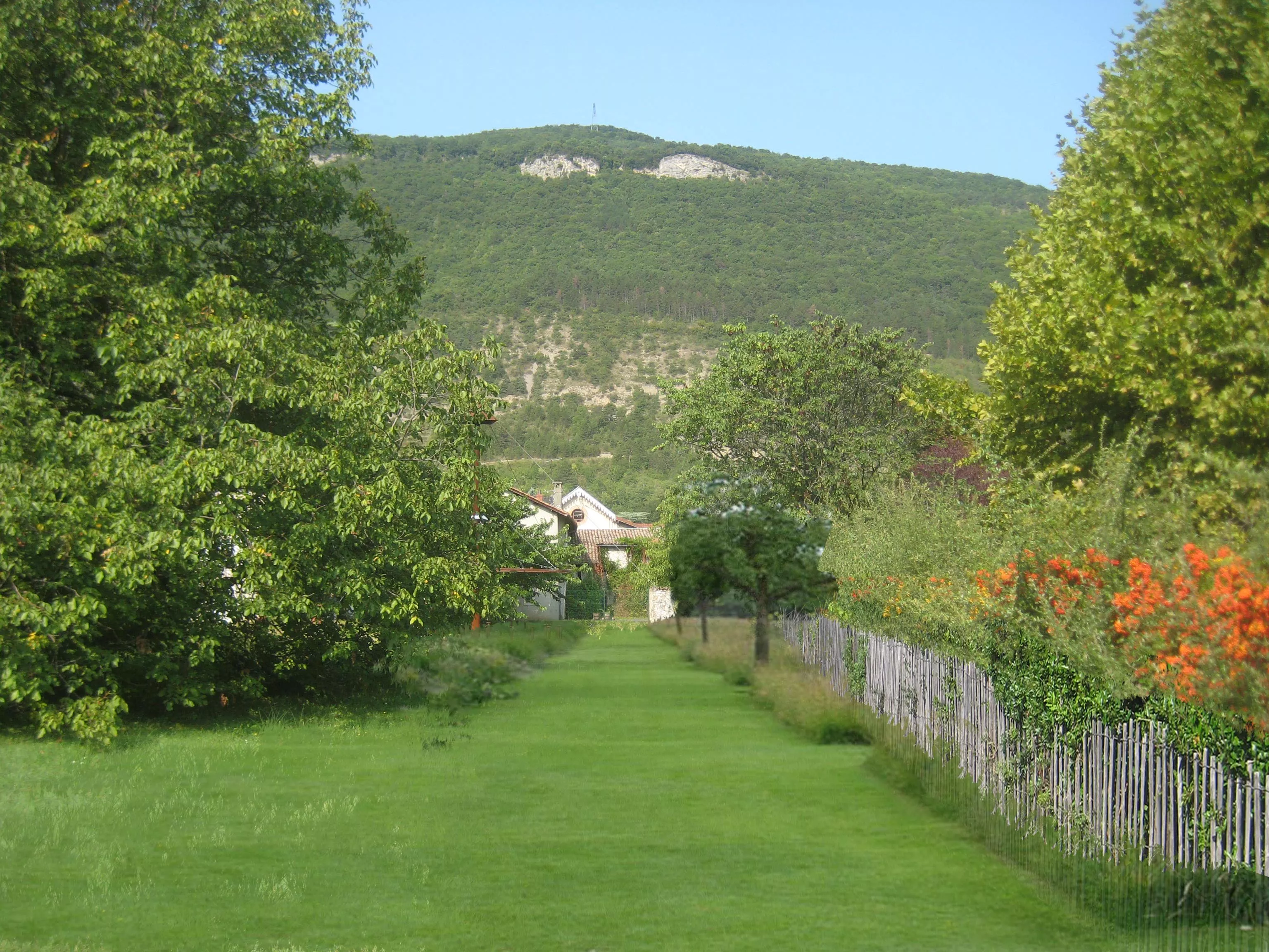 Projection d'aménagement du parc © Frédéric Reynaud