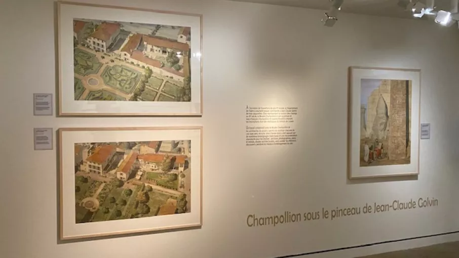 Restituer l’Égypte antique Voyage architectural, de Jean-Claude Golvin à Assassin’s Creed® © Département de l'Isère/Musée Champollion