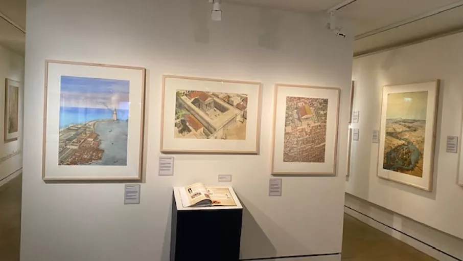 Restituer l’Égypte antique Voyage architectural, de Jean-Claude Golvin à Assassin’s Creed® © Département de l'Isère/Musée Champollion