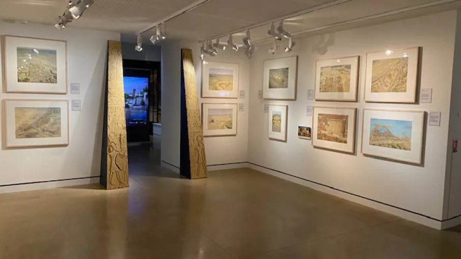 Restituer l’Égypte antique Voyage architectural, de Jean-Claude Golvin à Assassin’s Creed® © Département de l'Isère/Musée Champollion