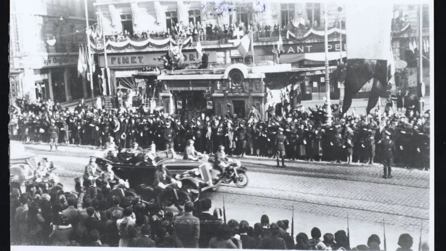 Voyage de Philippe Pétain à Grenoble en mars 1941. Coll. MRDI. inv. 93.07.199