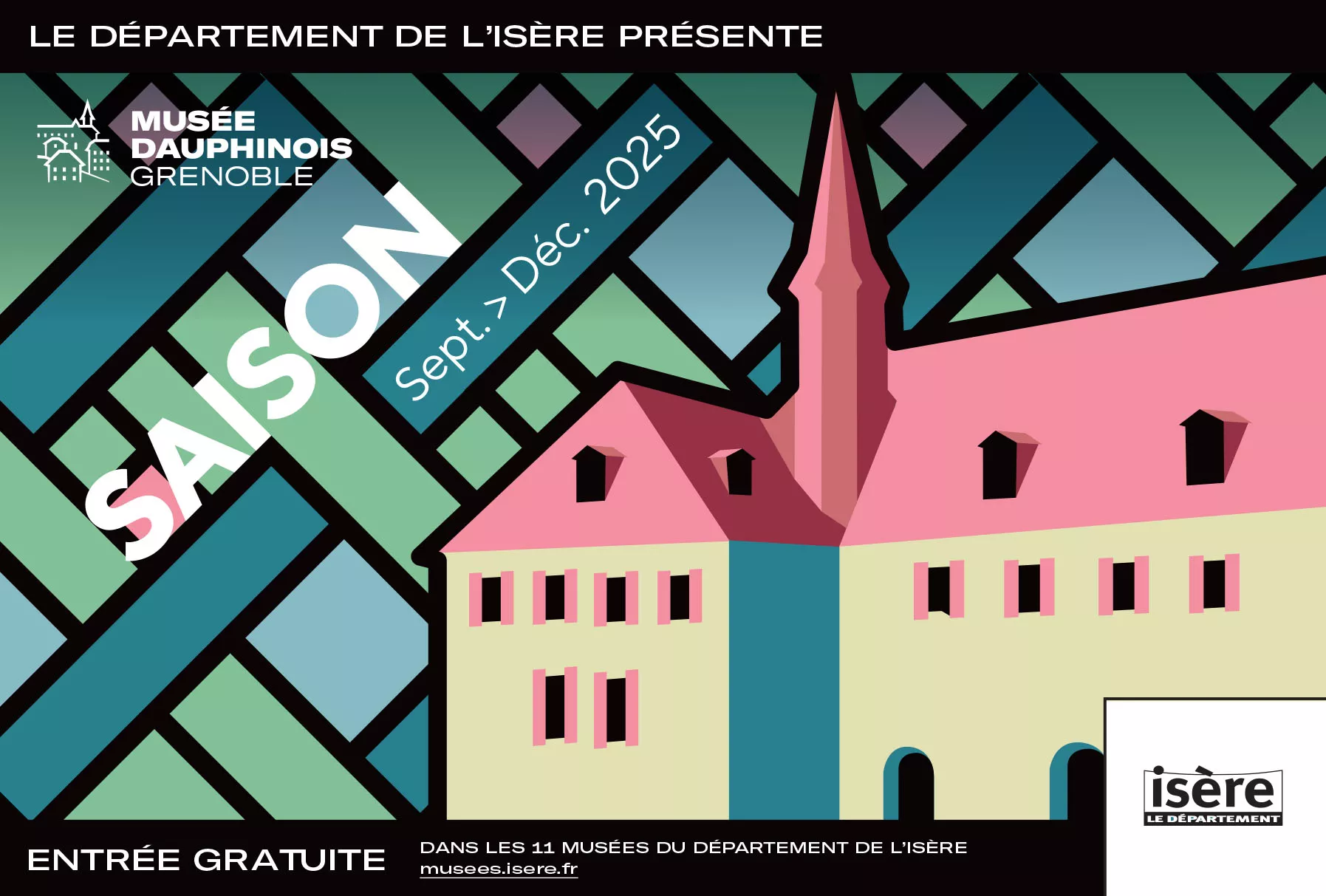 Couverture du programme de saison du Musée dauphinois septembre décembre 2025