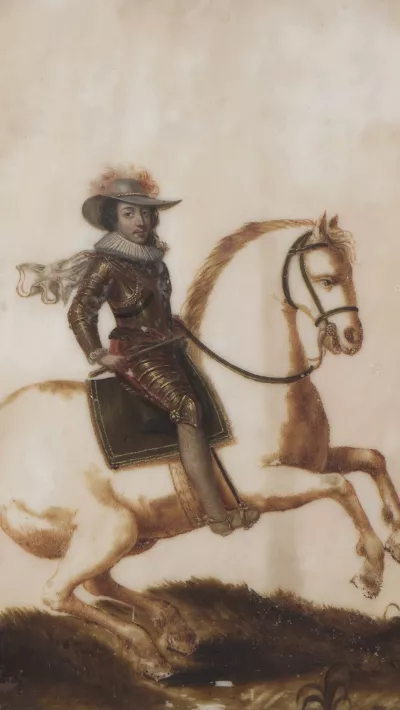 Portrait équestre présumé de Charles de Créqui (1575-1638), deuxième duc de Lesdiguières © Coll. Musée de la Révolution française-Domaine de Vizille 
